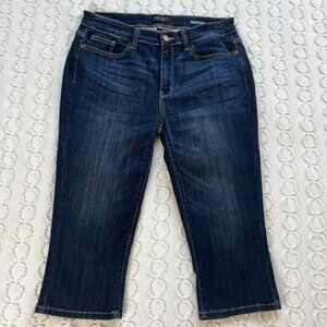 Judy Blue Jeans Skinny Fit Capri Women's 11 / 30 Dark Wash Denim Classic